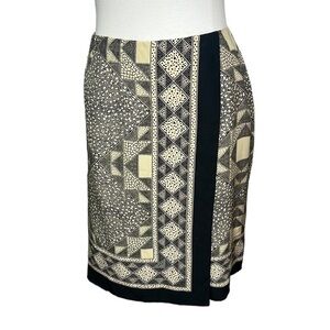 Saks Fifth Avenue Silk Faux Wrap Skirt
